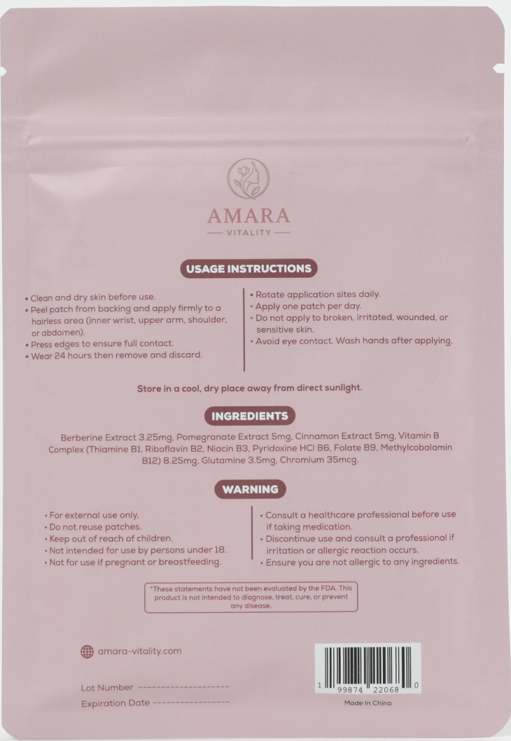 Amara Vitality Berberine Patches